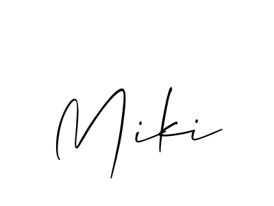 Also we have Miki name is the best signature style. Create professional handwritten signature collection using Allison_Script autograph style. Miki signature style 2 images and pictures png
