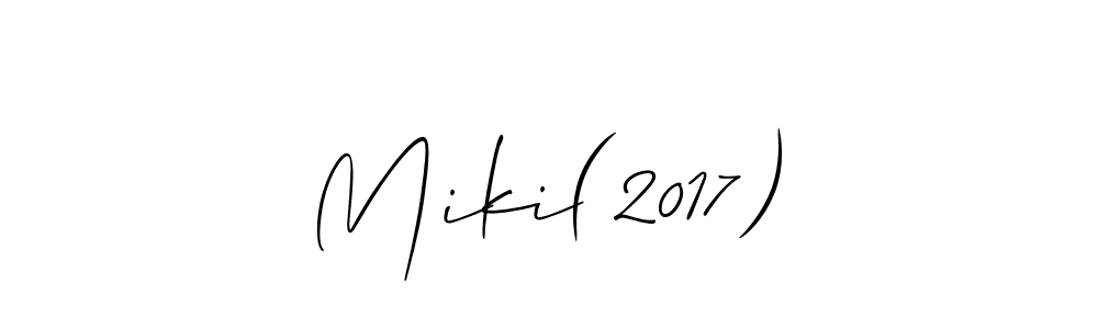 You can use this online signature creator to create a handwritten signature for the name Miki(2017). This is the best online autograph maker. Miki(2017) signature style 2 images and pictures png