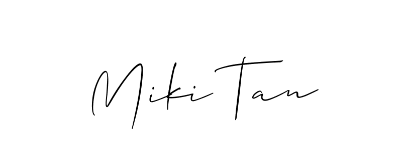 Also we have Miki Tan name is the best signature style. Create professional handwritten signature collection using Allison_Script autograph style. Miki Tan signature style 2 images and pictures png
