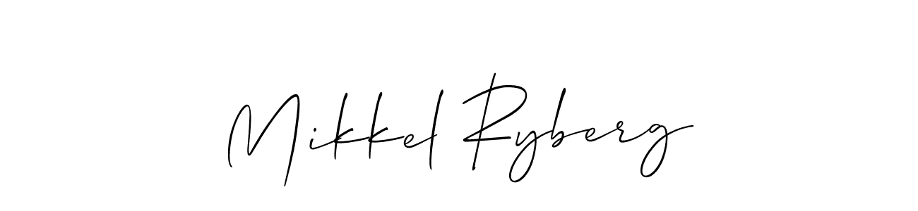 Similarly Allison_Script is the best handwritten signature design. Signature creator online .You can use it as an online autograph creator for name Mikkel Ryberg. Mikkel Ryberg signature style 2 images and pictures png