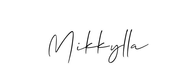 Best and Professional Signature Style for Mikkylla. Allison_Script Best Signature Style Collection. Mikkylla signature style 2 images and pictures png