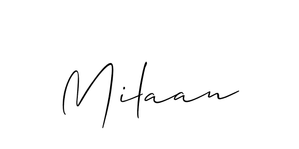 Also You can easily find your signature by using the search form. We will create Milaan name handwritten signature images for you free of cost using Allison_Script sign style. Milaan signature style 2 images and pictures png