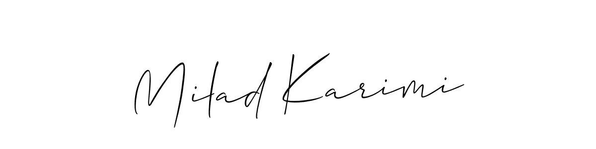 Here are the top 10 professional signature styles for the name Milad Karimi. These are the best autograph styles you can use for your name. Milad Karimi signature style 2 images and pictures png