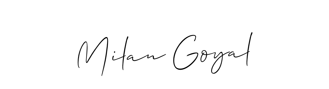 Here are the top 10 professional signature styles for the name Milan Goyal. These are the best autograph styles you can use for your name. Milan Goyal signature style 2 images and pictures png