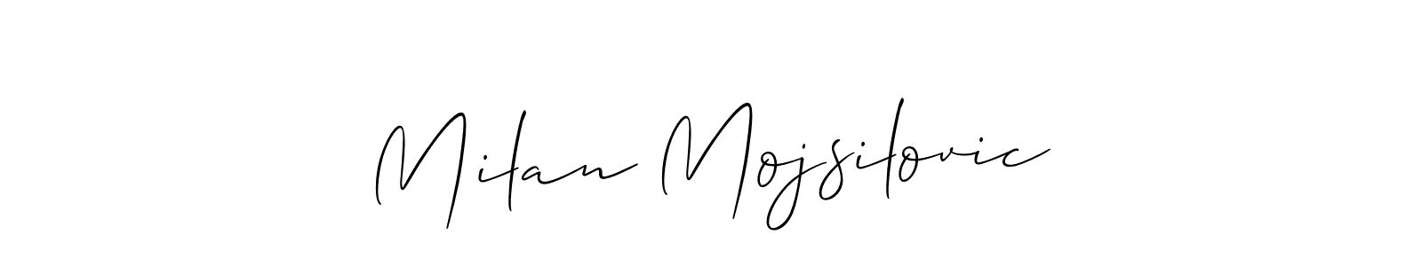 How to Draw Milan Mojsilovic signature style? Allison_Script is a latest design signature styles for name Milan Mojsilovic. Milan Mojsilovic signature style 2 images and pictures png