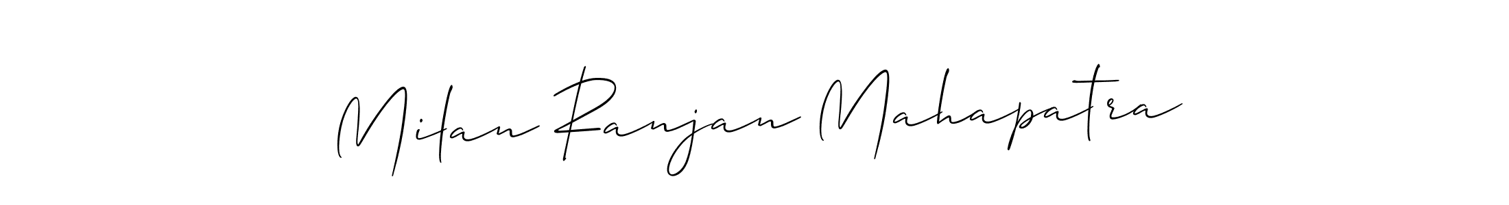 Make a short Milan Ranjan Mahapatra signature style. Manage your documents anywhere anytime using Allison_Script. Create and add eSignatures, submit forms, share and send files easily. Milan Ranjan Mahapatra signature style 2 images and pictures png