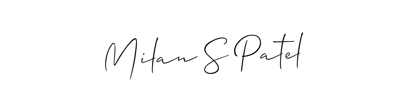 You can use this online signature creator to create a handwritten signature for the name Milan S Patel. This is the best online autograph maker. Milan S Patel signature style 2 images and pictures png