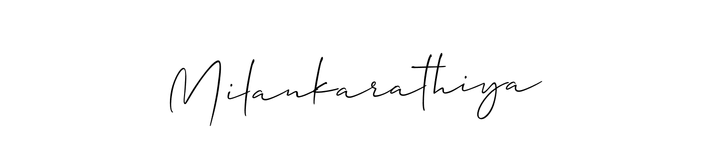 This is the best signature style for the Milankarathiya name. Also you like these signature font (Allison_Script). Mix name signature. Milankarathiya signature style 2 images and pictures png