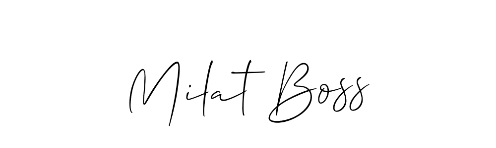Here are the top 10 professional signature styles for the name Milat Boss. These are the best autograph styles you can use for your name. Milat Boss signature style 2 images and pictures png