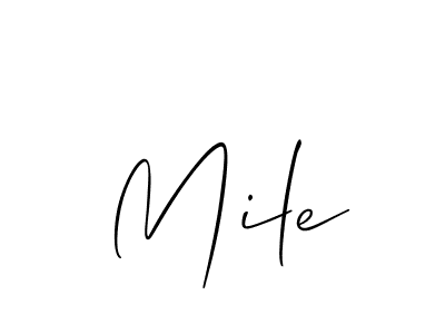 Make a beautiful signature design for name Mile. Use this online signature maker to create a handwritten signature for free. Mile signature style 2 images and pictures png