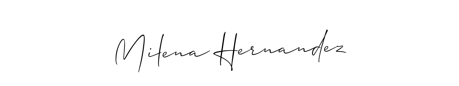 Here are the top 10 professional signature styles for the name Milena Hernandez. These are the best autograph styles you can use for your name. Milena Hernandez signature style 2 images and pictures png