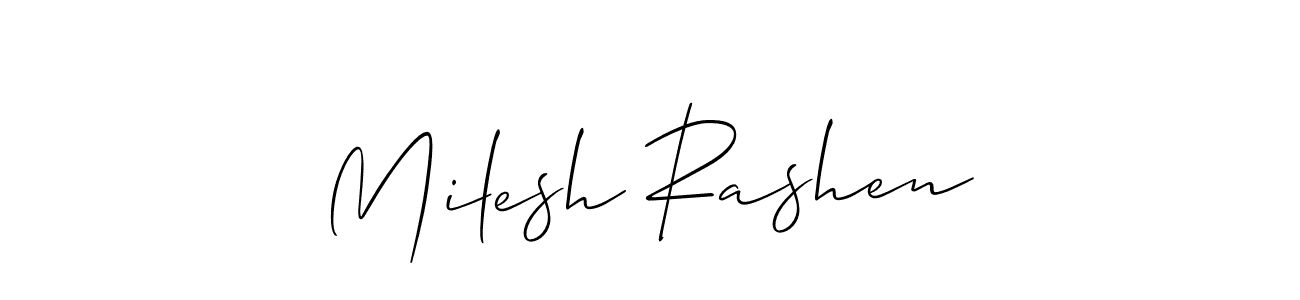 Here are the top 10 professional signature styles for the name Milesh Rashen. These are the best autograph styles you can use for your name. Milesh Rashen signature style 2 images and pictures png