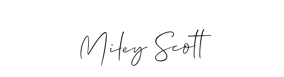 How to Draw Miley Scott signature style? Allison_Script is a latest design signature styles for name Miley Scott. Miley Scott signature style 2 images and pictures png