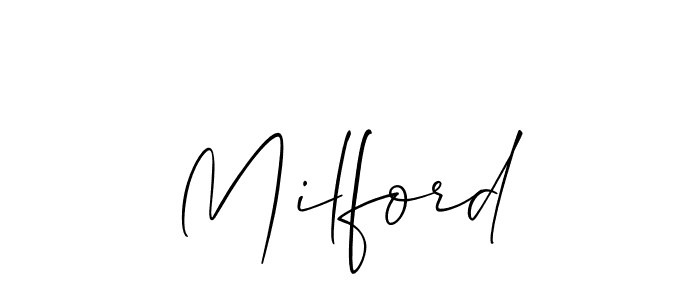 This is the best signature style for the Milford name. Also you like these signature font (Allison_Script). Mix name signature. Milford signature style 2 images and pictures png