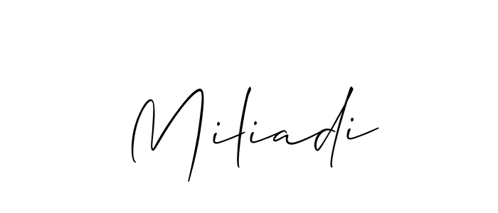 See photos of Miliadi official signature by Spectra . Check more albums & portfolios. Read reviews & check more about Allison_Script font. Miliadi signature style 2 images and pictures png