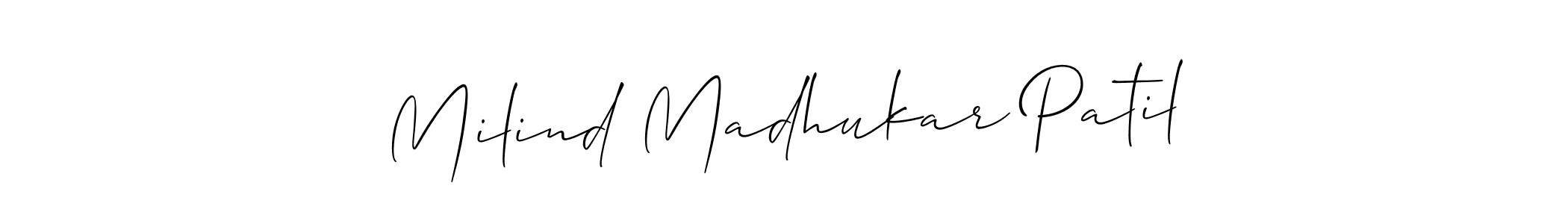 Make a beautiful signature design for name Milind Madhukar Patil. Use this online signature maker to create a handwritten signature for free. Milind Madhukar Patil signature style 2 images and pictures png