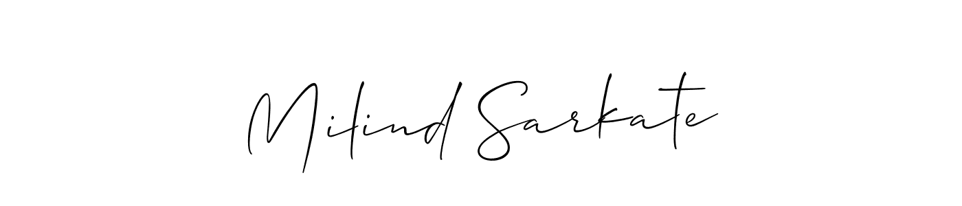 Check out images of Autograph of Milind Sarkate name. Actor Milind Sarkate Signature Style. Allison_Script is a professional sign style online. Milind Sarkate signature style 2 images and pictures png