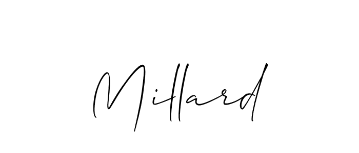 Make a short Millard signature style. Manage your documents anywhere anytime using Allison_Script. Create and add eSignatures, submit forms, share and send files easily. Millard signature style 2 images and pictures png