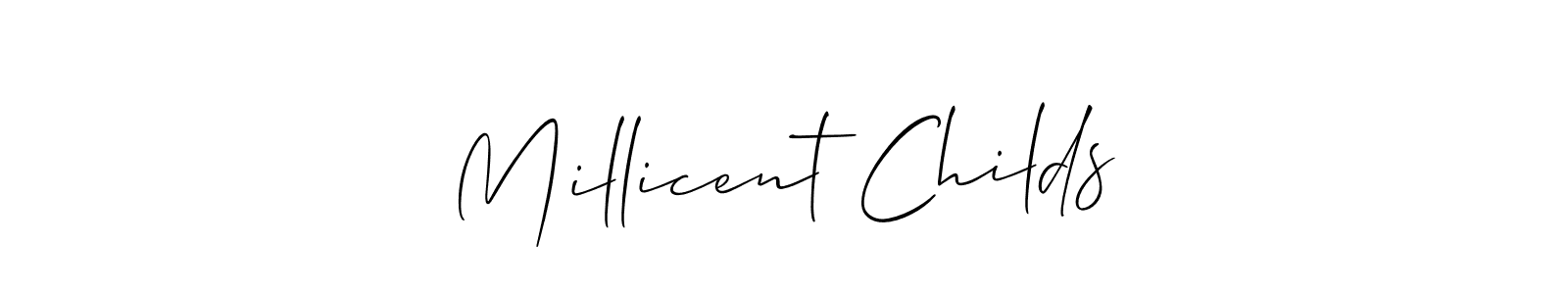 Make a short Millicent Childs signature style. Manage your documents anywhere anytime using Allison_Script. Create and add eSignatures, submit forms, share and send files easily. Millicent Childs signature style 2 images and pictures png