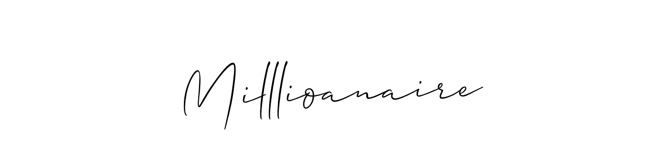 Check out images of Autograph of Milllioanaire name. Actor Milllioanaire Signature Style. Allison_Script is a professional sign style online. Milllioanaire signature style 2 images and pictures png