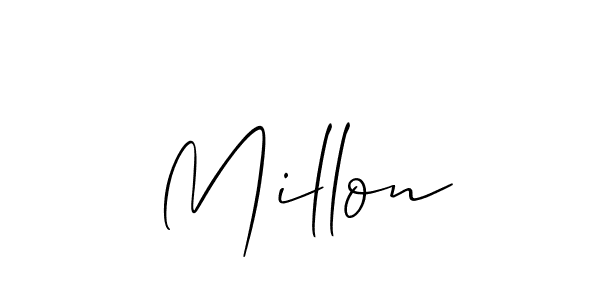 Here are the top 10 professional signature styles for the name Millon. These are the best autograph styles you can use for your name. Millon signature style 2 images and pictures png