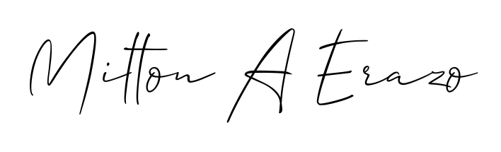 An effortless, minimalist signature concept for Milton A Erazo using Allison_Script design. Clean lines that look great on any document. Milton A Erazo signature style 2 images and pictures png
