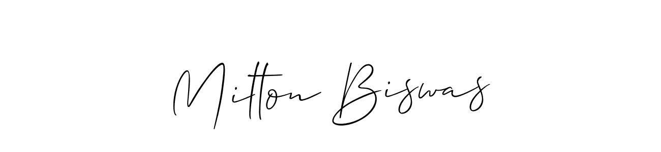 You can use this online signature creator to create a handwritten signature for the name Milton Biswas. This is the best online autograph maker. Milton Biswas signature style 2 images and pictures png