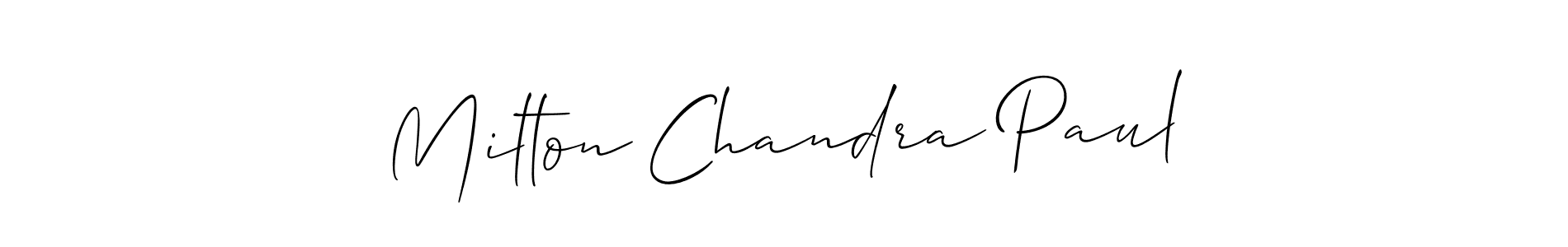 Once you've used our free online signature maker to create your best signature Allison_Script style, it's time to enjoy all of the benefits that Milton Chandra Paul name signing documents. Milton Chandra Paul signature style 2 images and pictures png