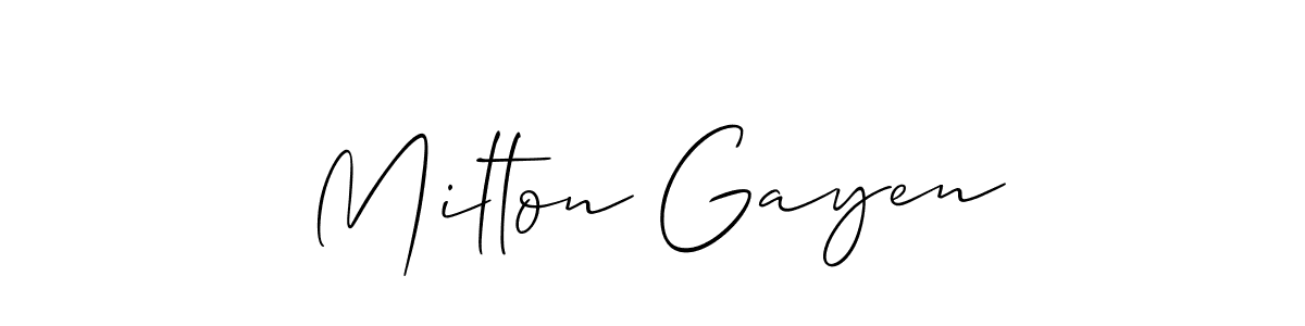 Check out images of Autograph of Milton Gayen name. Actor Milton Gayen Signature Style. Allison_Script is a professional sign style online. Milton Gayen signature style 2 images and pictures png
