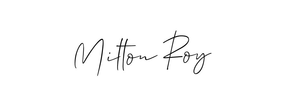 Best and Professional Signature Style for Milton Roy. Allison_Script Best Signature Style Collection. Milton Roy signature style 2 images and pictures png