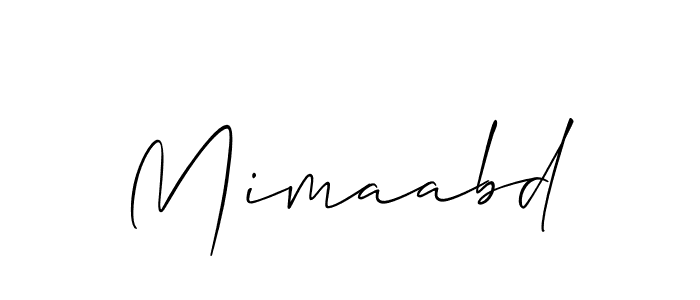 if you are searching for the best signature style for your name Mimaabd. so please give up your signature search. here we have designed multiple signature styles  using Allison_Script. Mimaabd signature style 2 images and pictures png