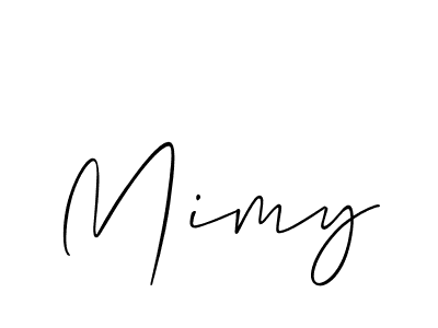 Also we have Mimy name is the best signature style. Create professional handwritten signature collection using Allison_Script autograph style. Mimy signature style 2 images and pictures png