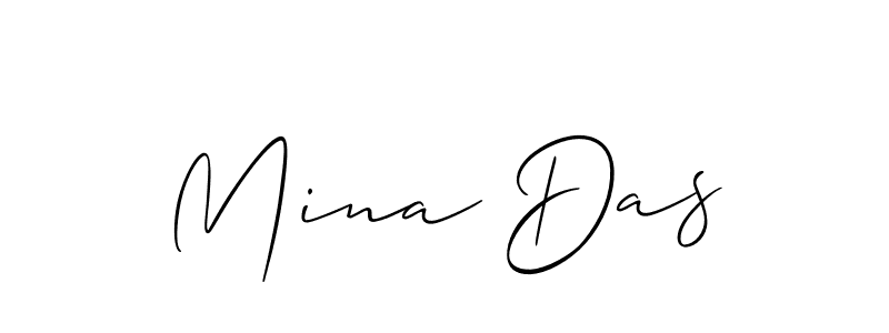 How to Draw Mina Das signature style? Allison_Script is a latest design signature styles for name Mina Das. Mina Das signature style 2 images and pictures png