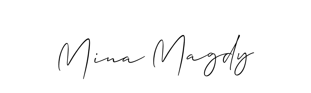 Here are the top 10 professional signature styles for the name Mina Magdy. These are the best autograph styles you can use for your name. Mina Magdy signature style 2 images and pictures png