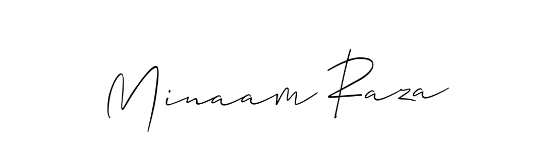 if you are searching for the best signature style for your name Minaam Raza. so please give up your signature search. here we have designed multiple signature styles  using Allison_Script. Minaam Raza signature style 2 images and pictures png