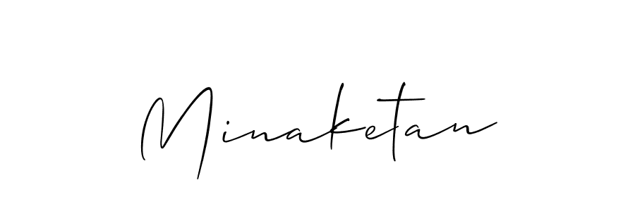 if you are searching for the best signature style for your name Minaketan. so please give up your signature search. here we have designed multiple signature styles  using Allison_Script. Minaketan signature style 2 images and pictures png