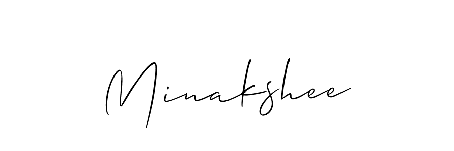 The best way (Allison_Script) to make a short signature is to pick only two or three words in your name. The name Minakshee include a total of six letters. For converting this name. Minakshee signature style 2 images and pictures png