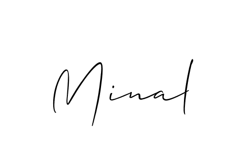 How to make Minal name signature. Use Allison_Script style for creating short signs online. This is the latest handwritten sign. Minal signature style 2 images and pictures png