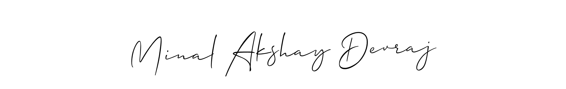 Best and Professional Signature Style for Minal Akshay Devraj. Allison_Script Best Signature Style Collection. Minal Akshay Devraj signature style 2 images and pictures png
