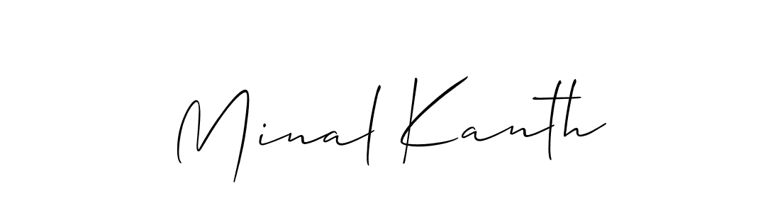 Check out images of Autograph of Minal Kanth name. Actor Minal Kanth Signature Style. Allison_Script is a professional sign style online. Minal Kanth signature style 2 images and pictures png