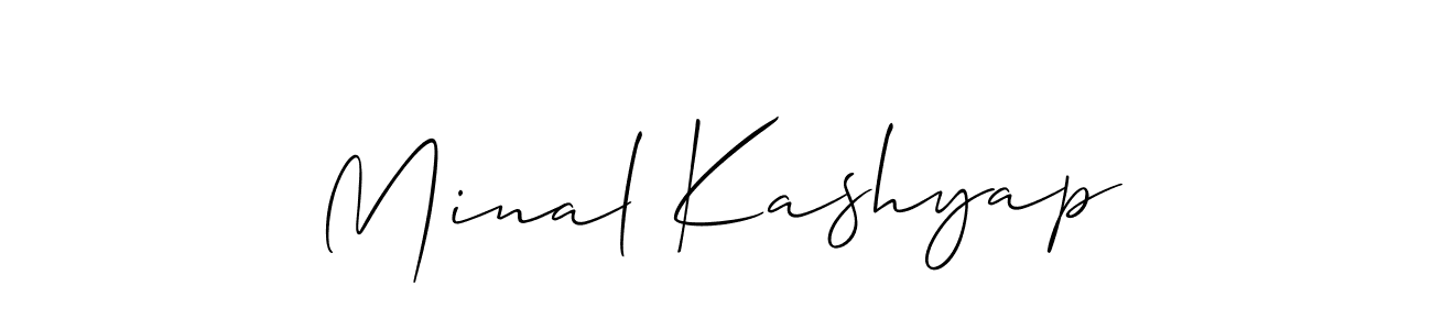 Once you've used our free online signature maker to create your best signature Allison_Script style, it's time to enjoy all of the benefits that Minal Kashyap name signing documents. Minal Kashyap signature style 2 images and pictures png
