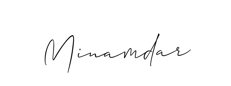 Minamdar stylish signature style. Best Handwritten Sign (Allison_Script) for my name. Handwritten Signature Collection Ideas for my name Minamdar. Minamdar signature style 2 images and pictures png