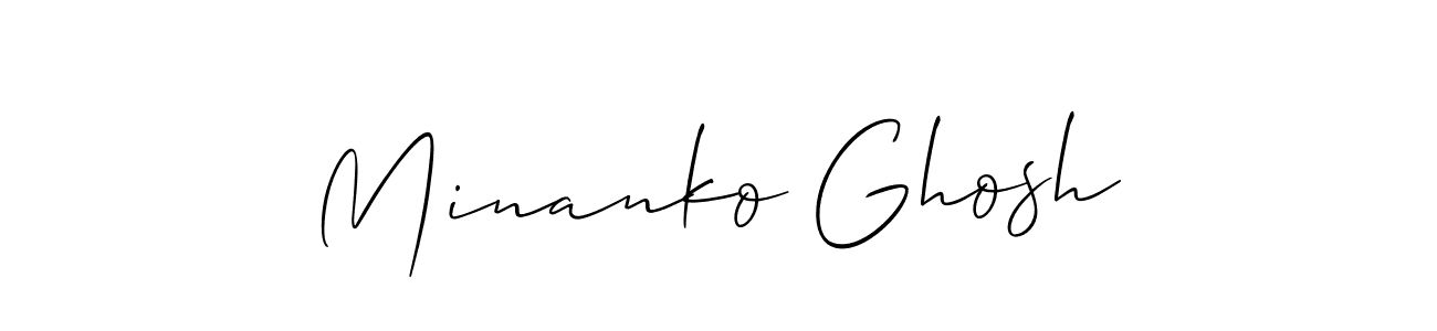 Best and Professional Signature Style for Minanko Ghosh. Allison_Script Best Signature Style Collection. Minanko Ghosh signature style 2 images and pictures png