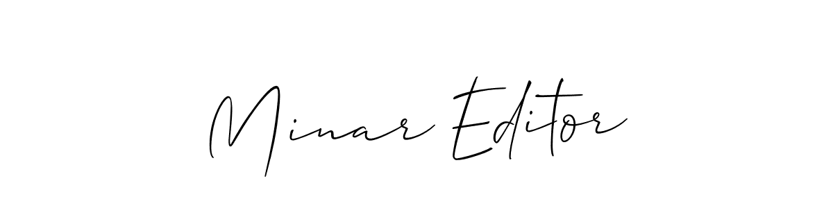 You can use this online signature creator to create a handwritten signature for the name Minar Editor. This is the best online autograph maker. Minar Editor signature style 2 images and pictures png