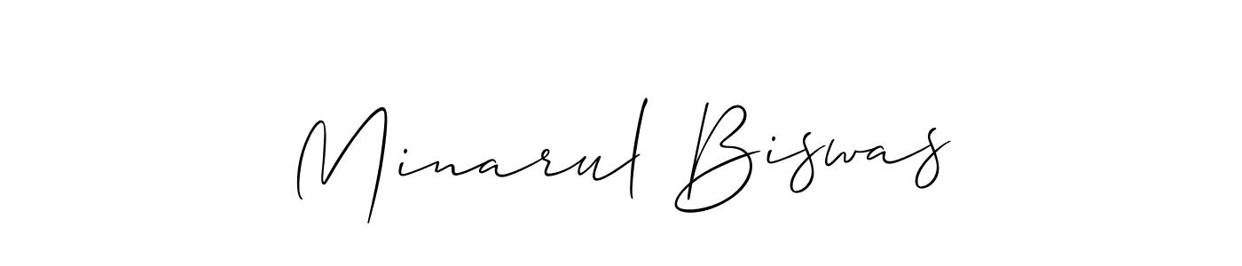 Best and Professional Signature Style for Minarul Biswas. Allison_Script Best Signature Style Collection. Minarul Biswas signature style 2 images and pictures png