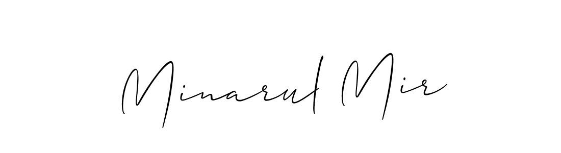 Best and Professional Signature Style for Minarul Mir. Allison_Script Best Signature Style Collection. Minarul Mir signature style 2 images and pictures png