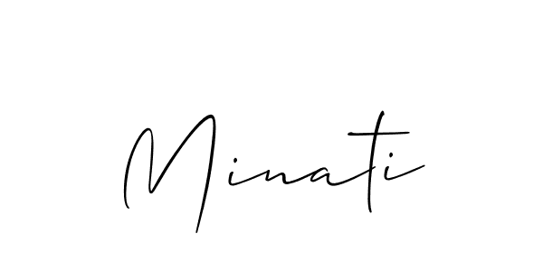 Make a beautiful signature design for name Minati. Use this online signature maker to create a handwritten signature for free. Minati signature style 2 images and pictures png