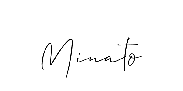 It looks lik you need a new signature style for name Minato. Design unique handwritten (Allison_Script) signature with our free signature maker in just a few clicks. Minato signature style 2 images and pictures png