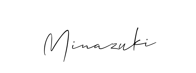 Allison_Script is a professional signature style that is perfect for those who want to add a touch of class to their signature. It is also a great choice for those who want to make their signature more unique. Get Minazuki name to fancy signature for free. Minazuki signature style 2 images and pictures png