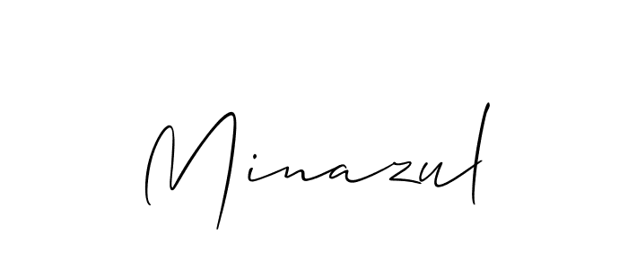 How to Draw Minazul signature style? Allison_Script is a latest design signature styles for name Minazul. Minazul signature style 2 images and pictures png